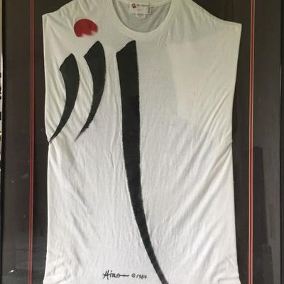 1984 Painted T-shirt by artist Hiro of D.C. 
