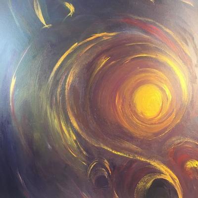 Abstract Expressionist Celestial Painting
Click link to bid:...