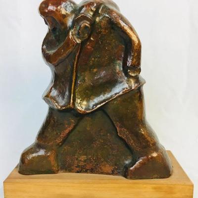 Tassi Italian hammered copper sculpture ca. 1940
click the link to learn more and to bid...
