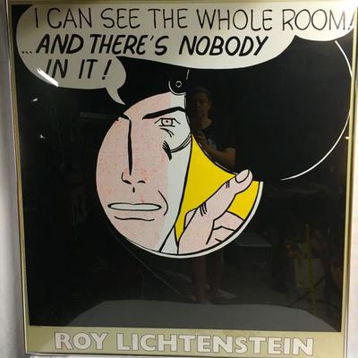 Roy Lichtenstein large framed lithograph
click link to learn more and to bid...