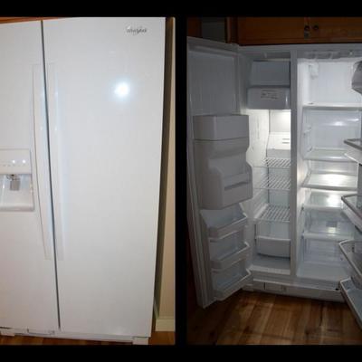 Newer Whirlpool side-by-side refigerator