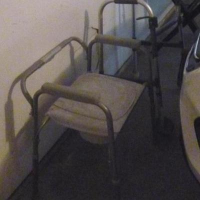 Walker and seat
