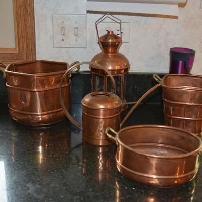 Copper containers