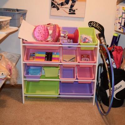 Shelving Unit for Toys and Crafts