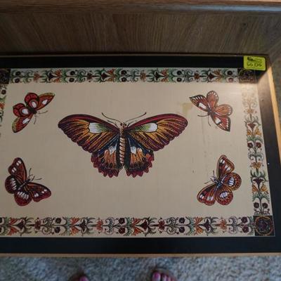 Decorative Butterfly Side Table