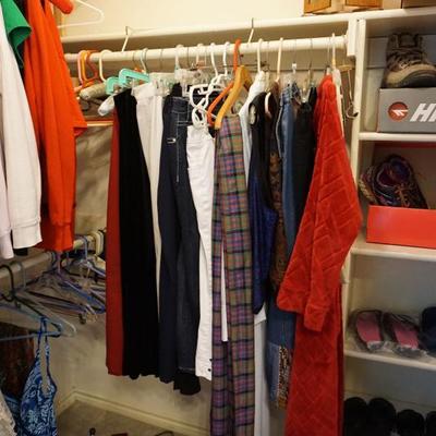 Selection of Clothing, Shoes, and Purses