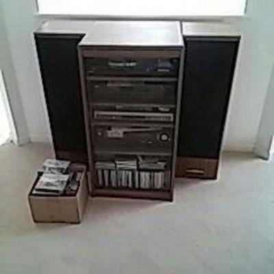 Stereo Cabinet with Receiver