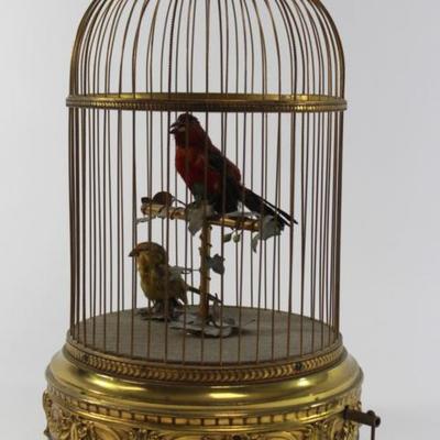 Lot 303: Automaton Birdcage 