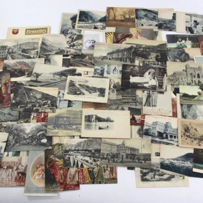 Lot 22: Lot of Over 100 Vintage Postcards 