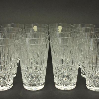 Lot 14: 16 Waterford Water Glasses 