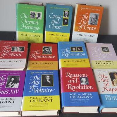 FWE040 The Story of Civilization 11 Volume Set by Will Durant
