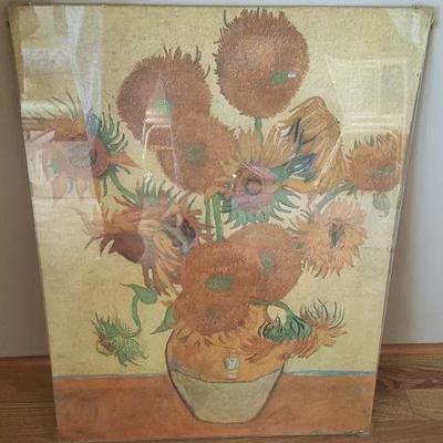 FWE104 Vincent Van Gogh Sunflower Print
