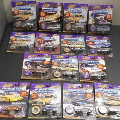 SLC040 Lot of 15 Johnny Lightning Limited Edition Dragsters NIP
