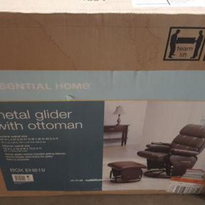 SLC001 Essential Home Swivel Recliner with Ottoman New

