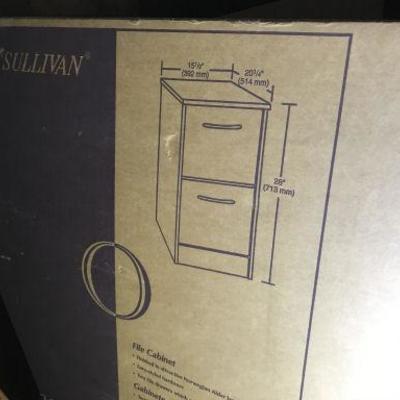 SLC077 O'Sullivan Two Door File Cabinet New, Unassembled
