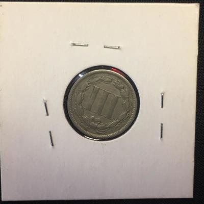 1868 3 Cent Nickel