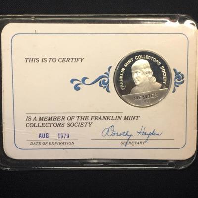 1979 Franklin Mint member coin