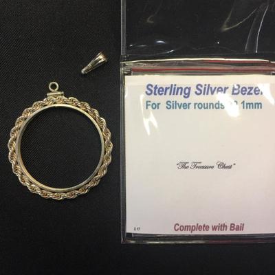 Sterling Silver Coin Bezel