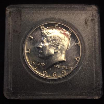 1969 40% Silver Kennedy Proof Half Dollar
