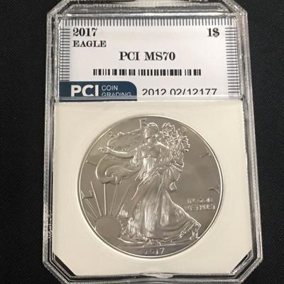 2017 MS70 Silver Eagle