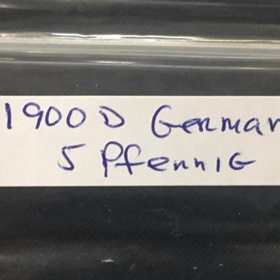 1900 D German 5 Pfennig