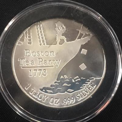 1 Troy Oz, Silver Proof- Don't Tread On Me