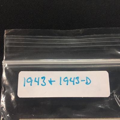 1943 & 1943 D Walking Liberty Halves-90% Silver