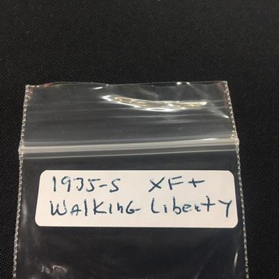 1935 S XF+ Walking Liberty Half-90% Silver