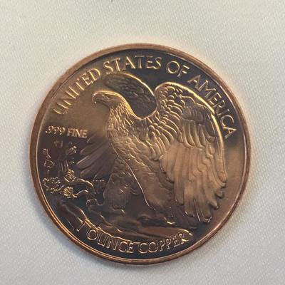 1oz Copper Eagle