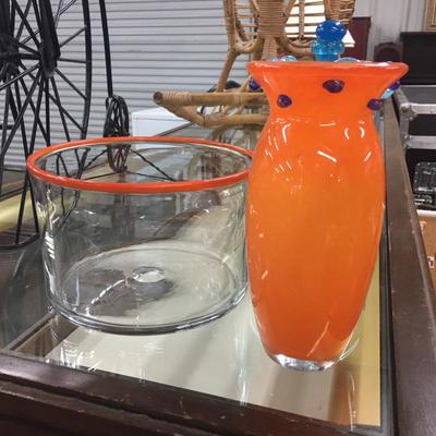 Vase and bowl
