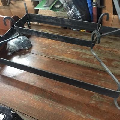 Iron Pot Rack & Hooks