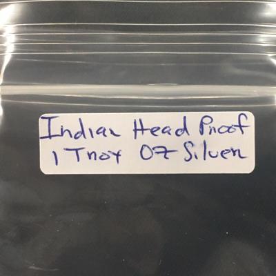 1 Troy Oz. Silver Proof- Indian Head