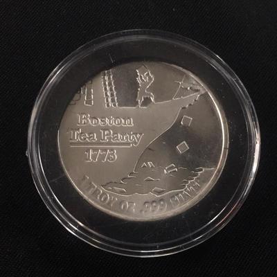 1 Troy Oz, Silver Proof- Don't Tread On Me