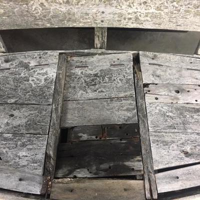 Rustic boat bench
