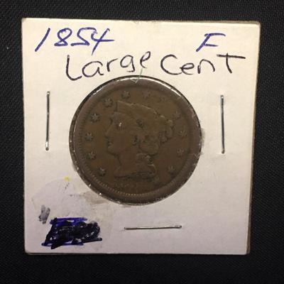 1854 Large Cent