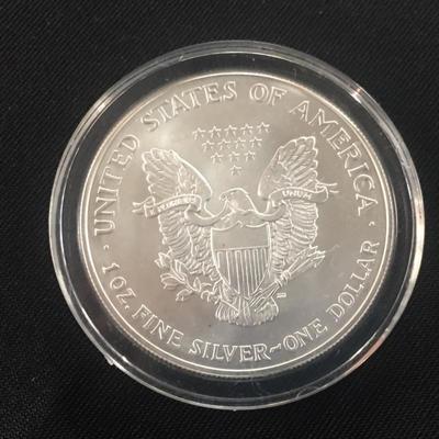 2000 Colorized Silver Eagle