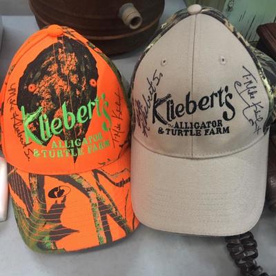 Kliebert's autographed hats