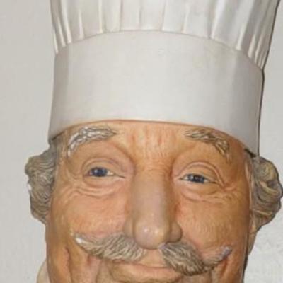 Chef
Produced between 1970 and 1996. Height 6 inches. Series B Composite. Common 