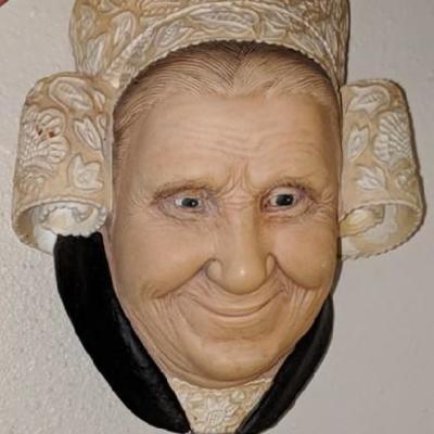Brettonne Lady 
Produced 1984 to 1992. Sculpted by Alice Brindley. Height 5.5 inches. Series B Composite. Fairly Common