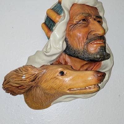 Desert Hunters (Version 2)
Produced 1966 to 1969. Wall Figurine Composite. Sculpted by Fred Wright. Height 8.5 inches. Fairly Available 