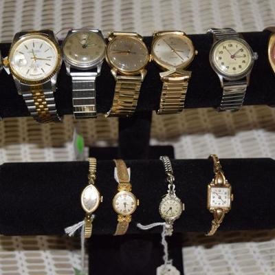 New Lot of Gold & Platinum Men's & Ladies Mechanical Watches