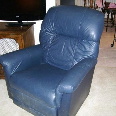 Leather Lazy-Boy recliner