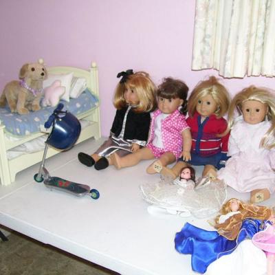 American Girl dolls and clothes