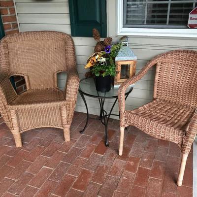  Family Heritage Estate Sales, LLC. New Jersey Estate Sales/ Pennsylvania Estate Sales. Chairs. Round Glass Coffee Table. 