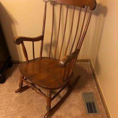  Family Heritage Estate Sales, LLC. New Jersey Estate Sales/ Pennsylvania Estate Sales. Wood Rocking Chair.
