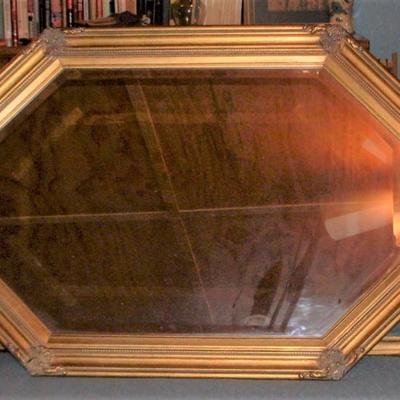 FRAMED GOLD MIRROR