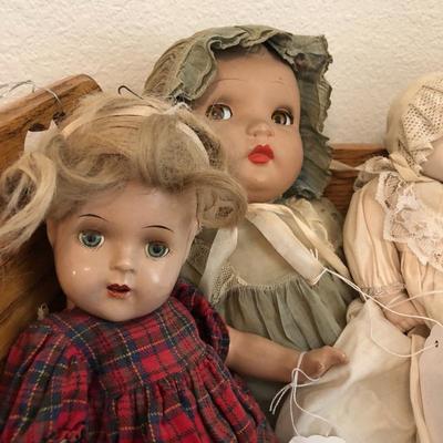 Beautiful vintage dolls