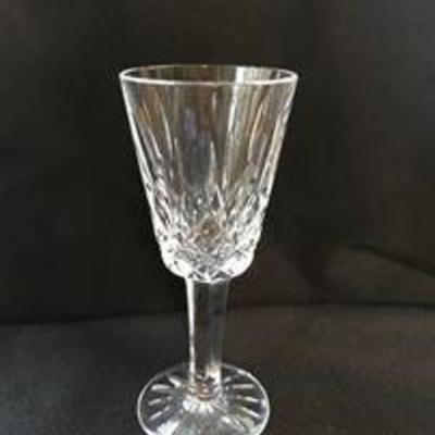 "Lismore" by Waterford. Sherry glass. 5 pieces. Asking: $30 each.