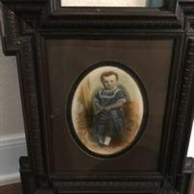 Antique photograph. Hand painted in color. Framed. Asking: $36.