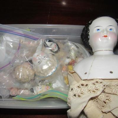 Vintage Doll Heads/Parts